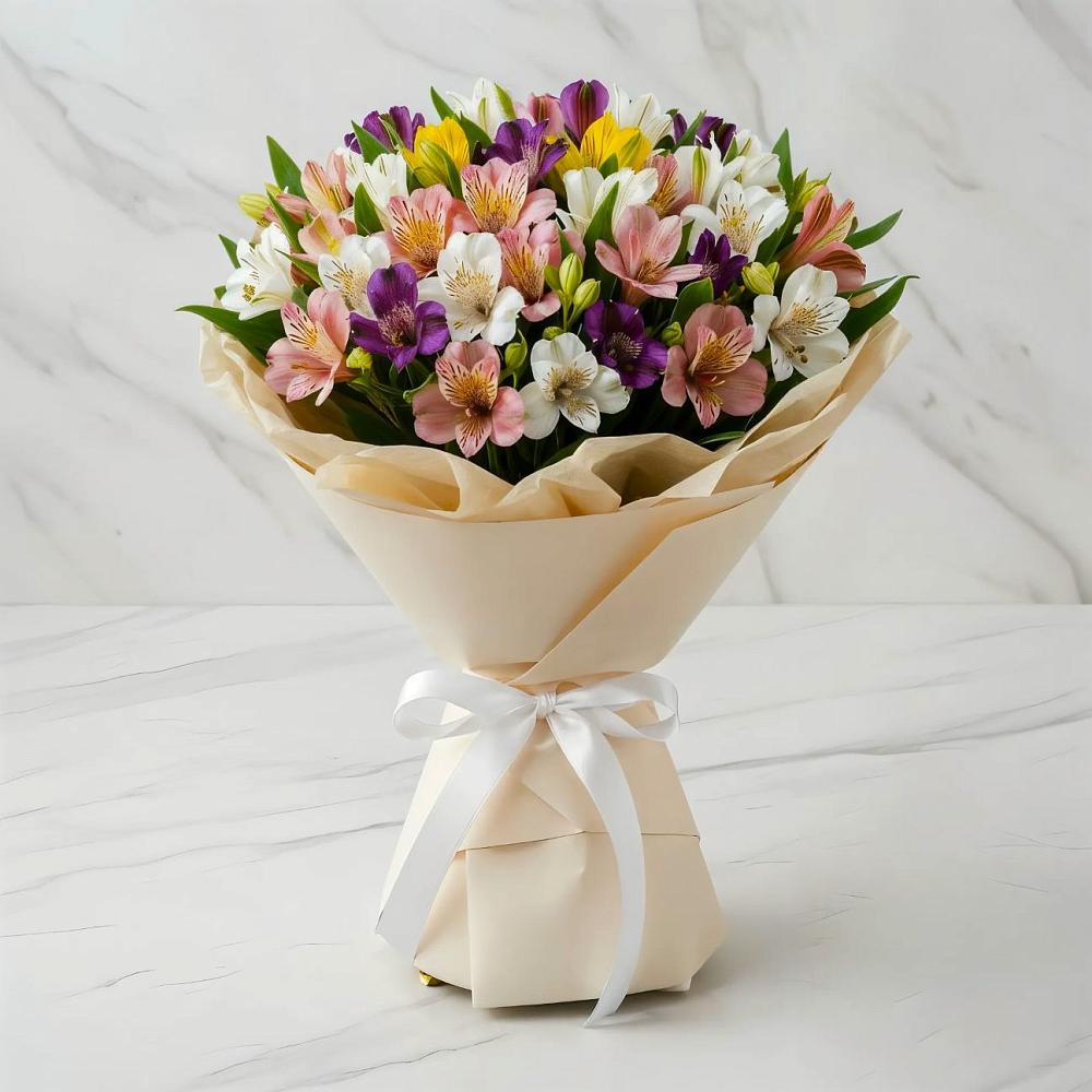 Букет цветов из: Альстромерии в Красная Горка Республика Башкортостан