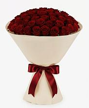 Букет 101 Бордовая роза Блэк Бакарра в Красная Горка Республика Башкортостан