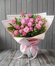 Букет Розовый кустик в Красная Горка Республика Башкортостан