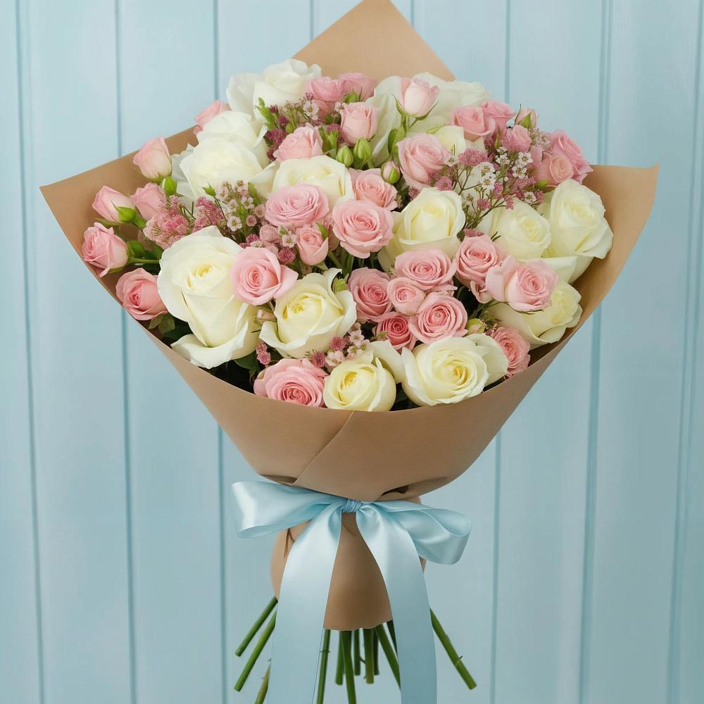 Букет цветов из: Розы в Красная Горка Республика Башкортостан