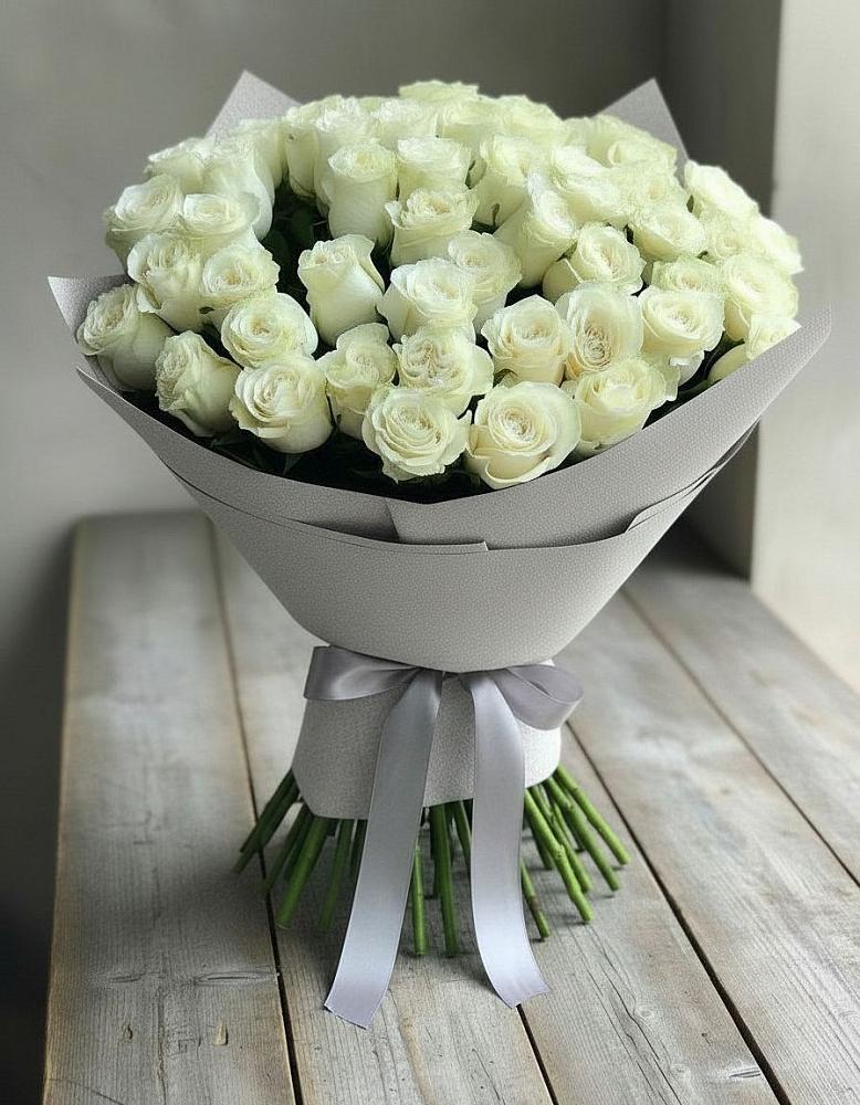 Букет 35 Белых роз в Красная Горка Республика Башкортостан