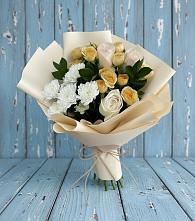 Букет цветов из:  Розы и Хризантемы в Красная Горка Республика Башкортостан