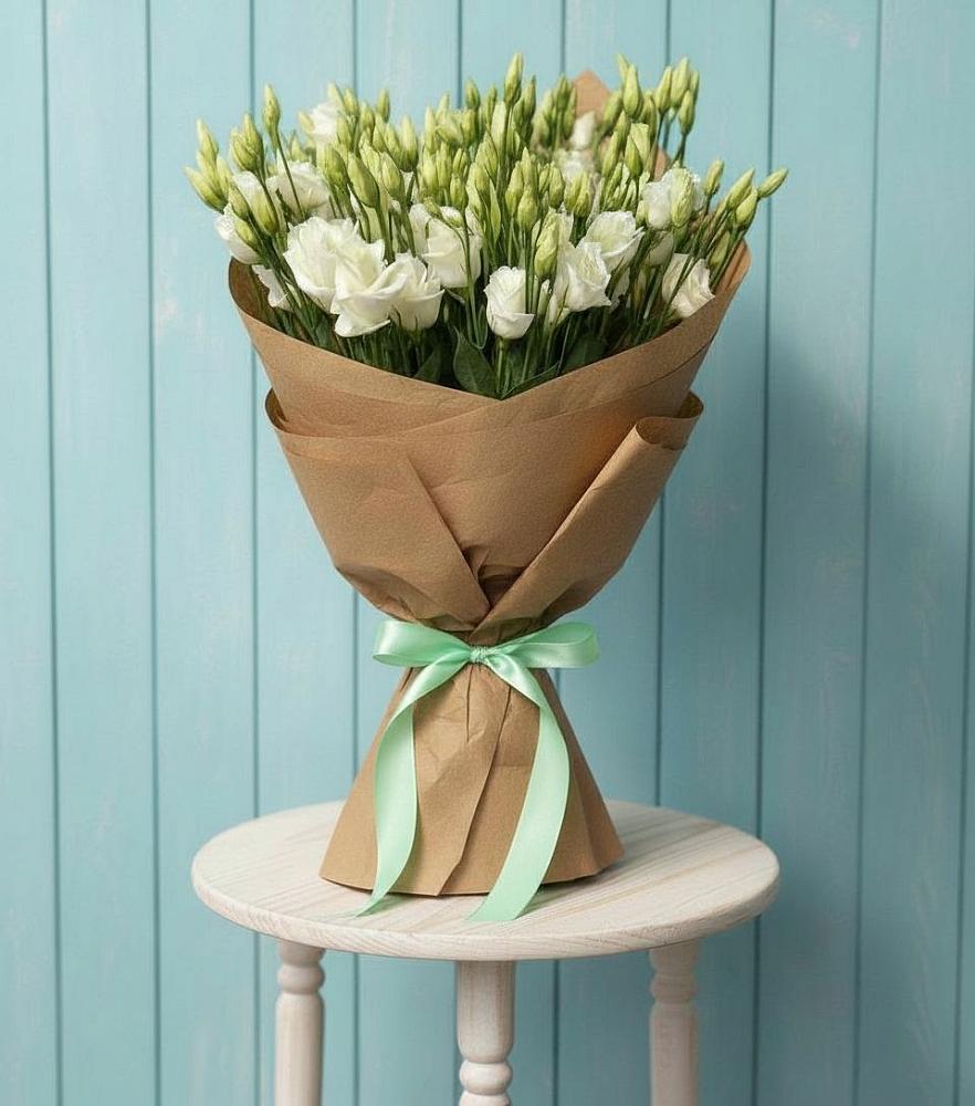 Букет цветов из: Лизиантусы в Красная Горка Республика Башкортостан