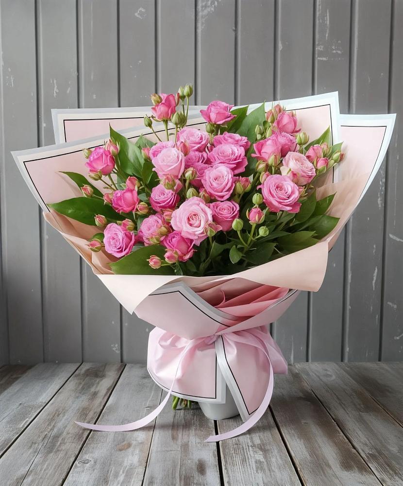 Букет Розовый кустик в Красная Горка Республика Башкортостан