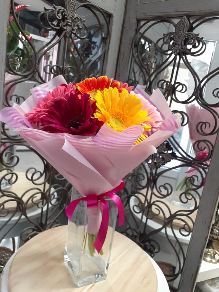 Букет цветов из: Герберы в Красная Горка Республика Башкортостан