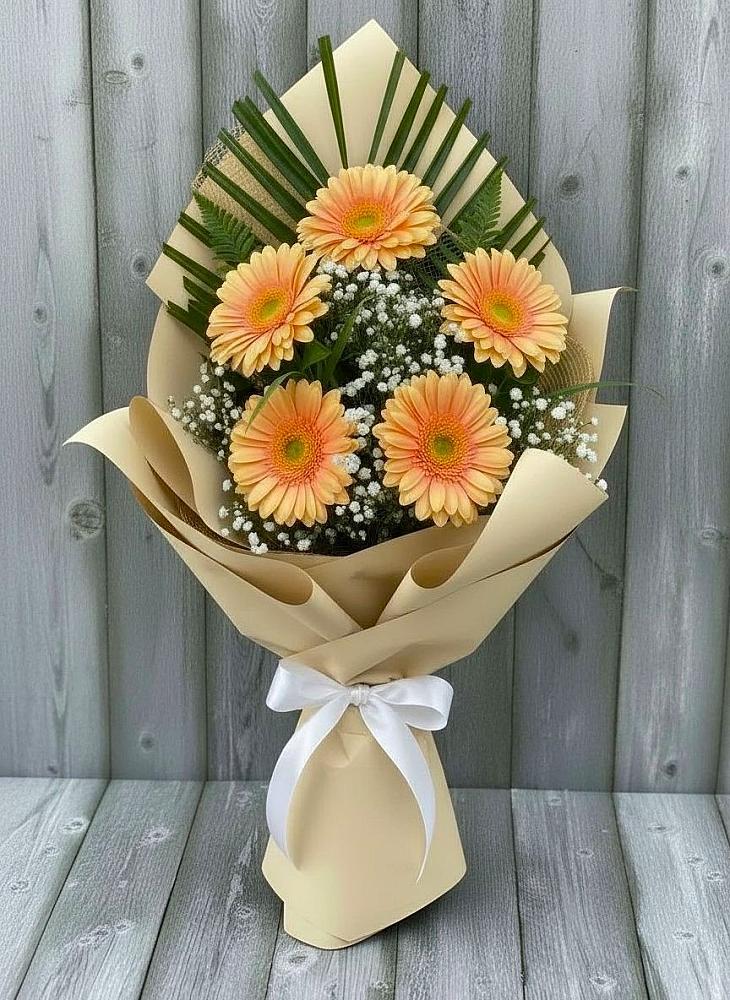 Букет цветов из: Герберы в Красная Горка Республика Башкортостан
