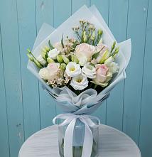 Букет цветов из:  Розы и Лизиантусы #REPLACE_PRED# Красная Горка Республика Башкортостан