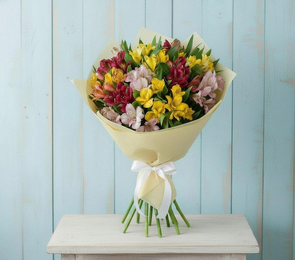 Букет цветов из: Альстромерии в Красная Горка Республика Башкортостан