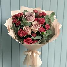 Букет цветов из:  Гвоздики и Розы #REPLACE_PRED# Красная Горка Республика Башкортостан