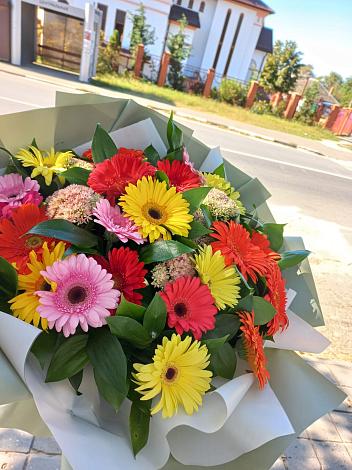 Букет цветов из: Герберы в Красная Горка Республика Башкортостан