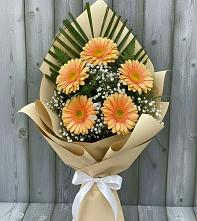 Букет цветов из:  Герберы #REPLACE_PRED# Красная Горка Республика Башкортостан